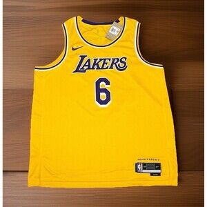 Los Angeles Lakers Jersey LeBron James #6 Nike Icon Edition Swingman Size 56 NWT